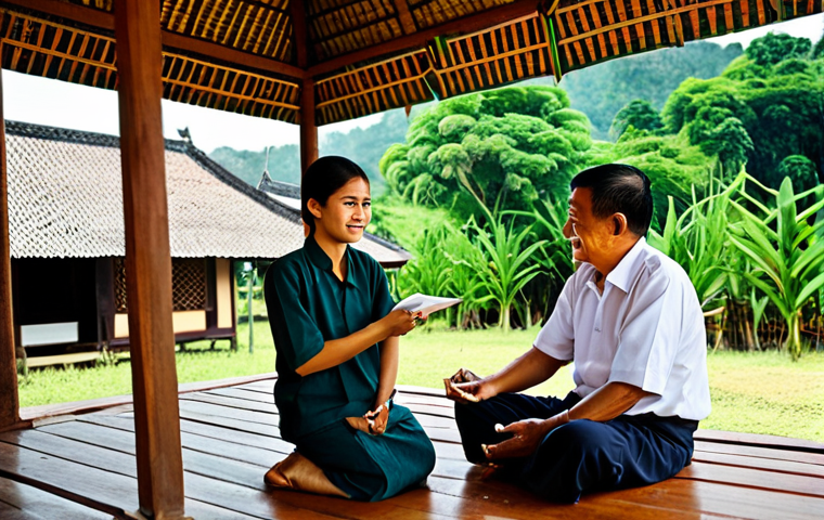 지역개발 전문가로 성장하기 위한 꿀팁 - **Image Prompt 1: Understanding the Community**
A warm, inviting, and authentic scene in a tradi...