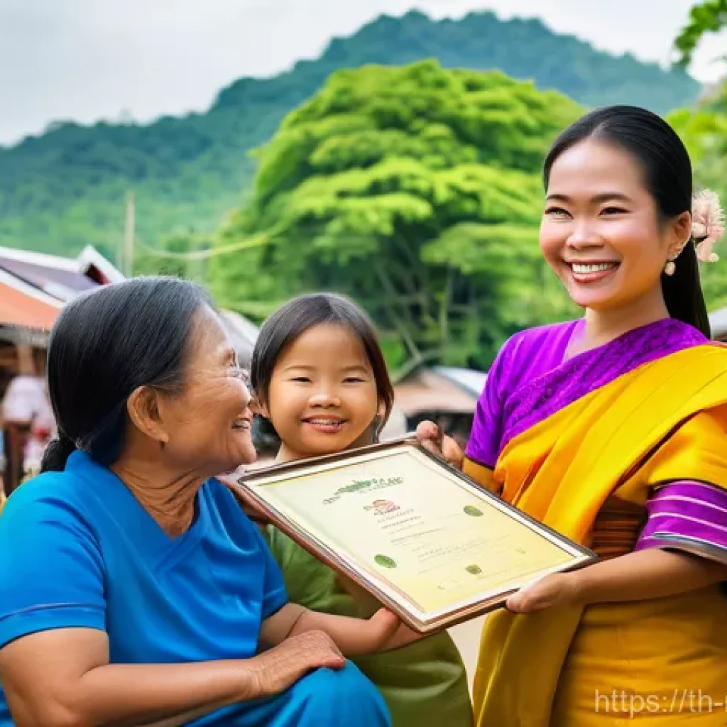 지역개발 자격증 취득 방법 - **Image Prompt: Empowering Community Through Certification**
A confident Thai woman in her late ...